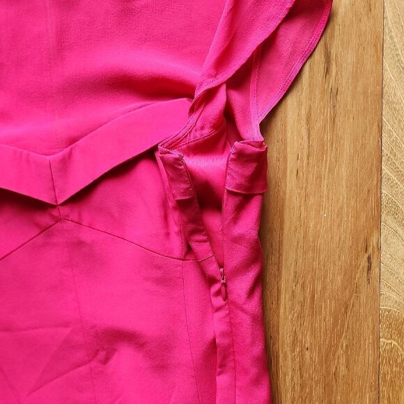 Karen Millen Fuchsia Blouse - Women's Size 8 - Picture 4 of 6